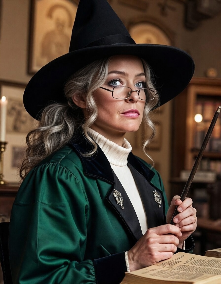 Farrah Fawcett as McGonagall